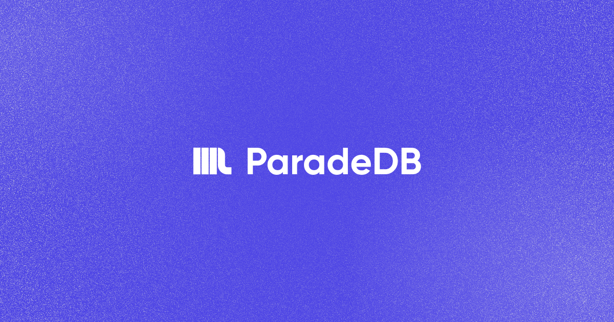 ParadeDB Banner