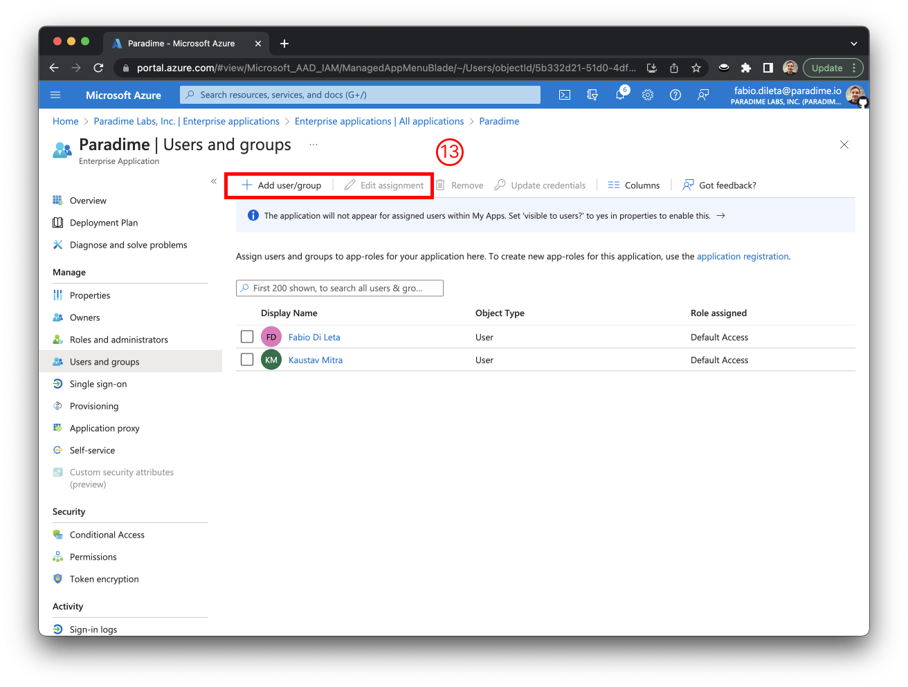 Azure AD add users