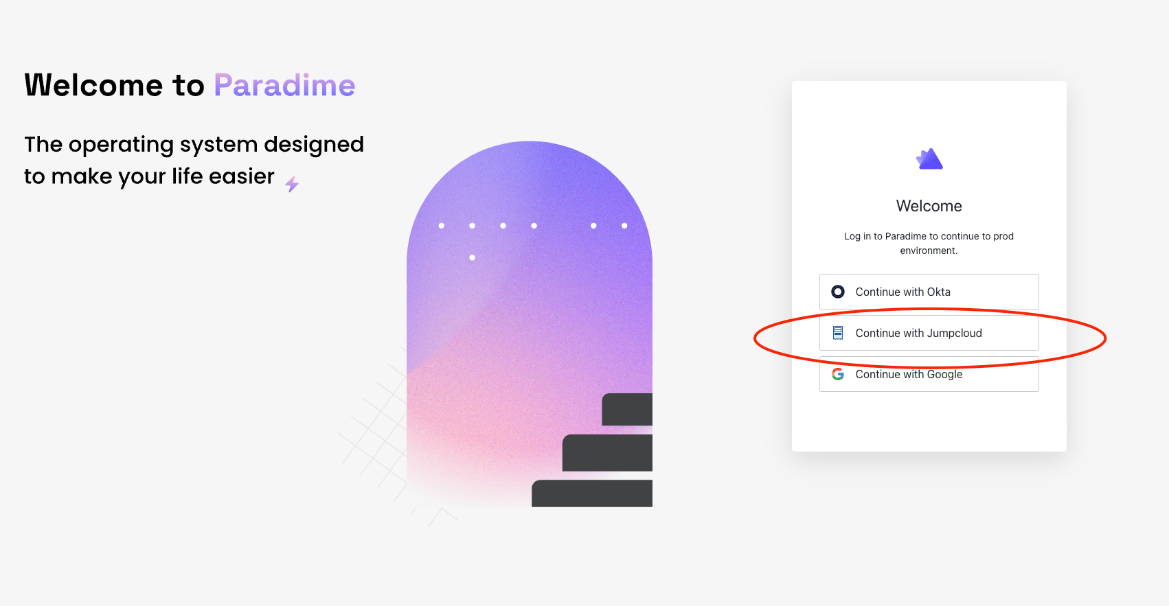 Login with JumpCloud