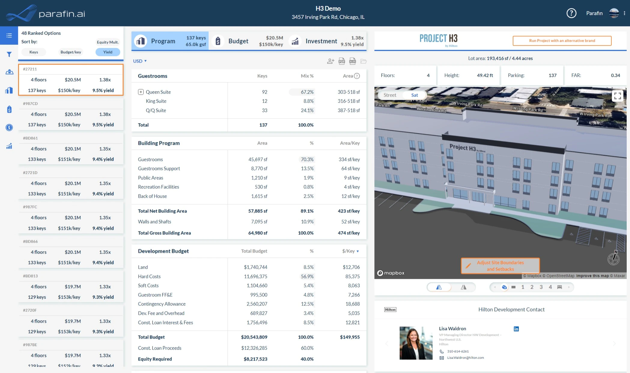 The refreshed Parafin app interface after the parafin.ai migration
