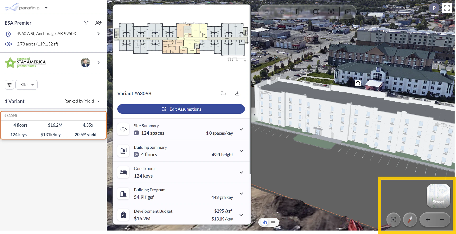 Close-up of the refreshed viewer controls