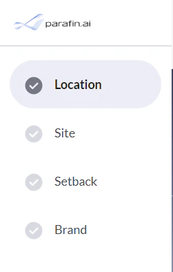 Project creation progress bar showing each step of setup