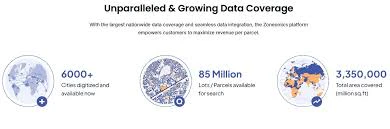 Map of Zoneomics zoning data coverage