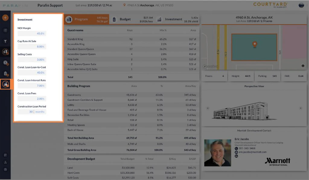 Investment assumptions panel