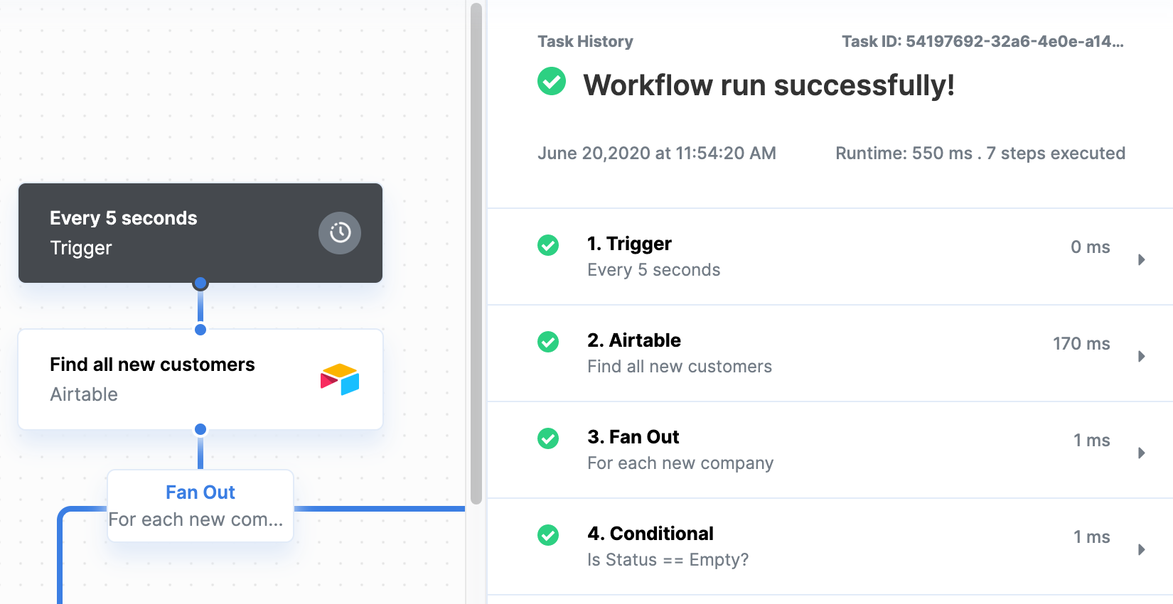 Viewing Task History - Paragon Documentation