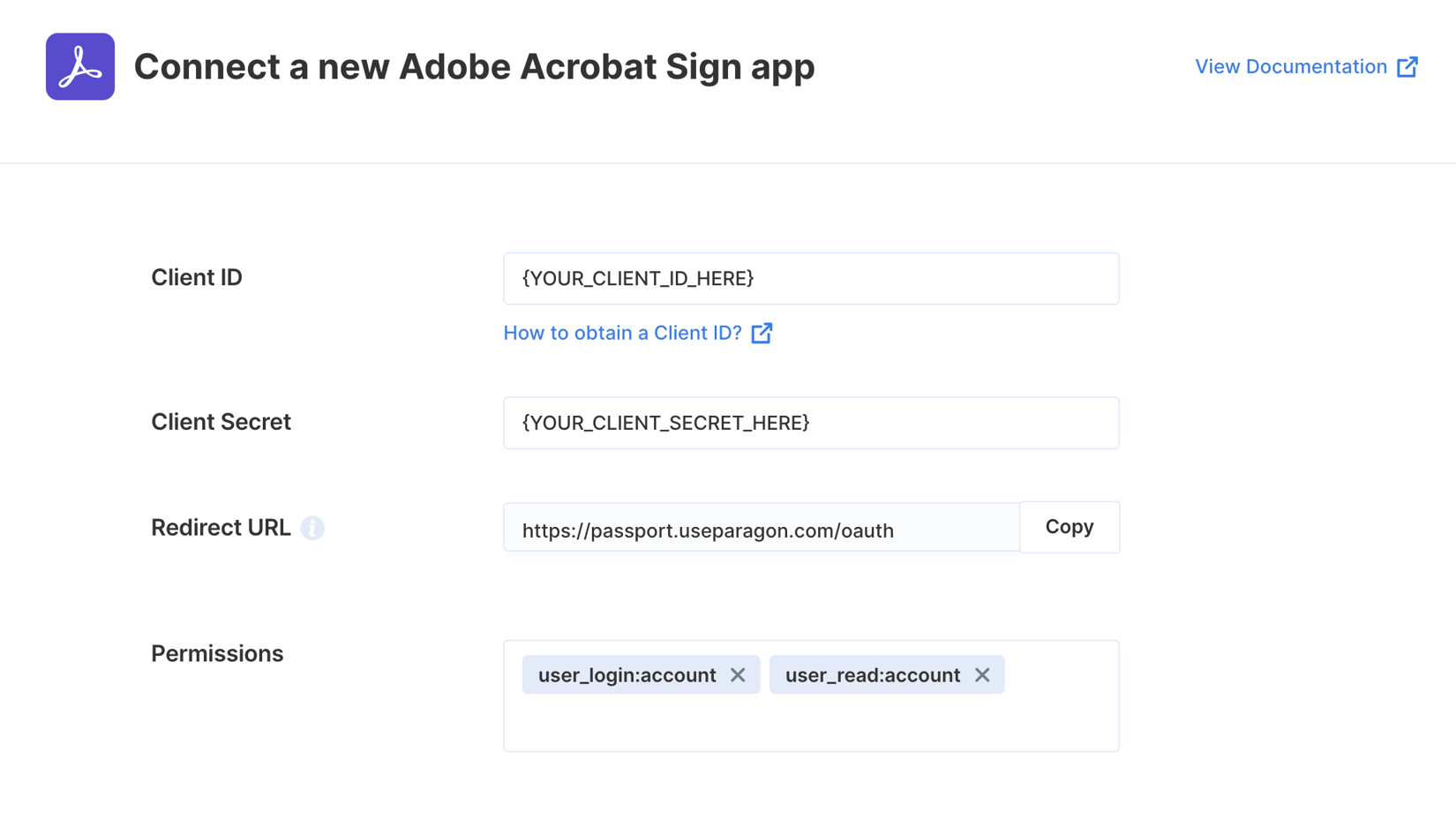 Acrobat App Sign In Adobe Acrobat Sign - Paragon Documentation