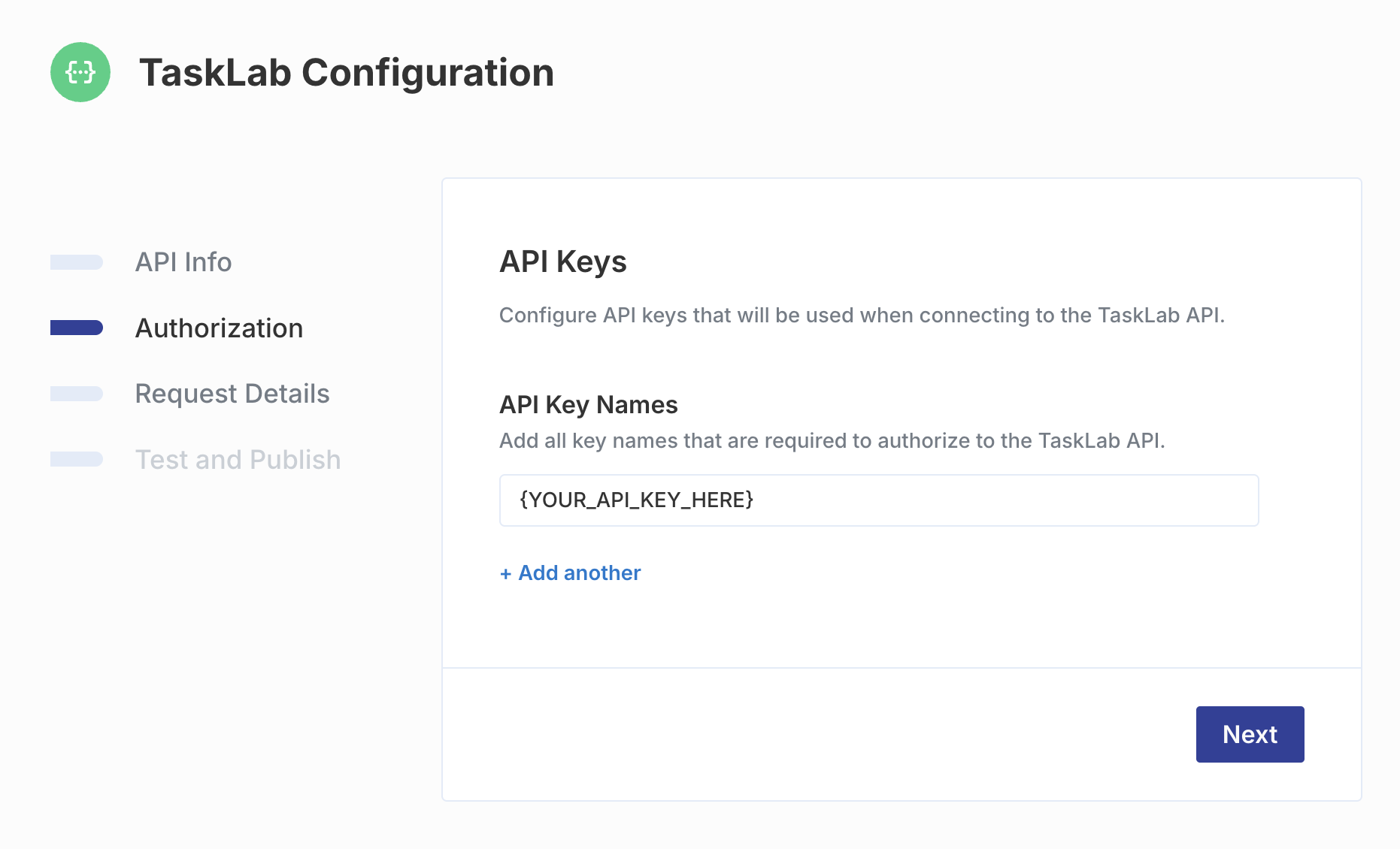 Configuring API Keys for API Resources in Paragon Connect