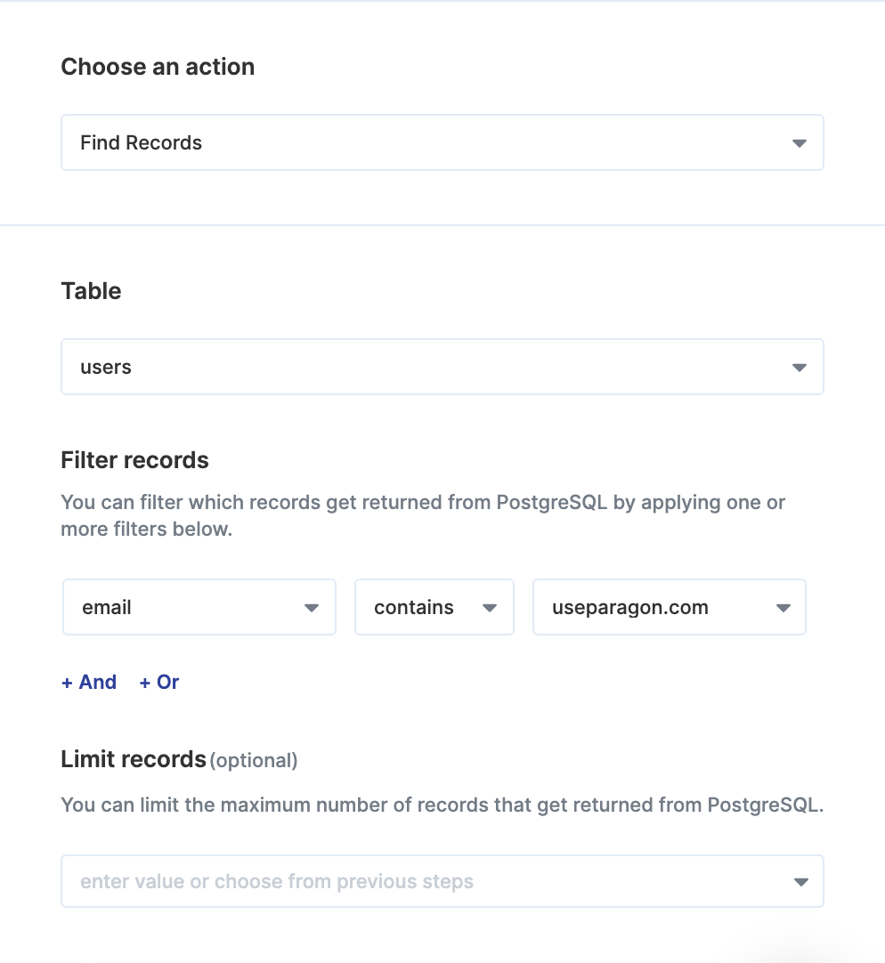 PostgreSQL Integration - Paragon Documentation