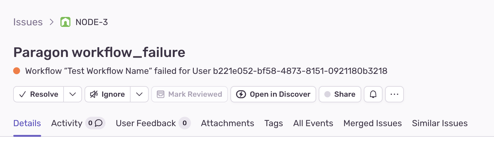 Sending Events to Sentry - Paragon Documentation