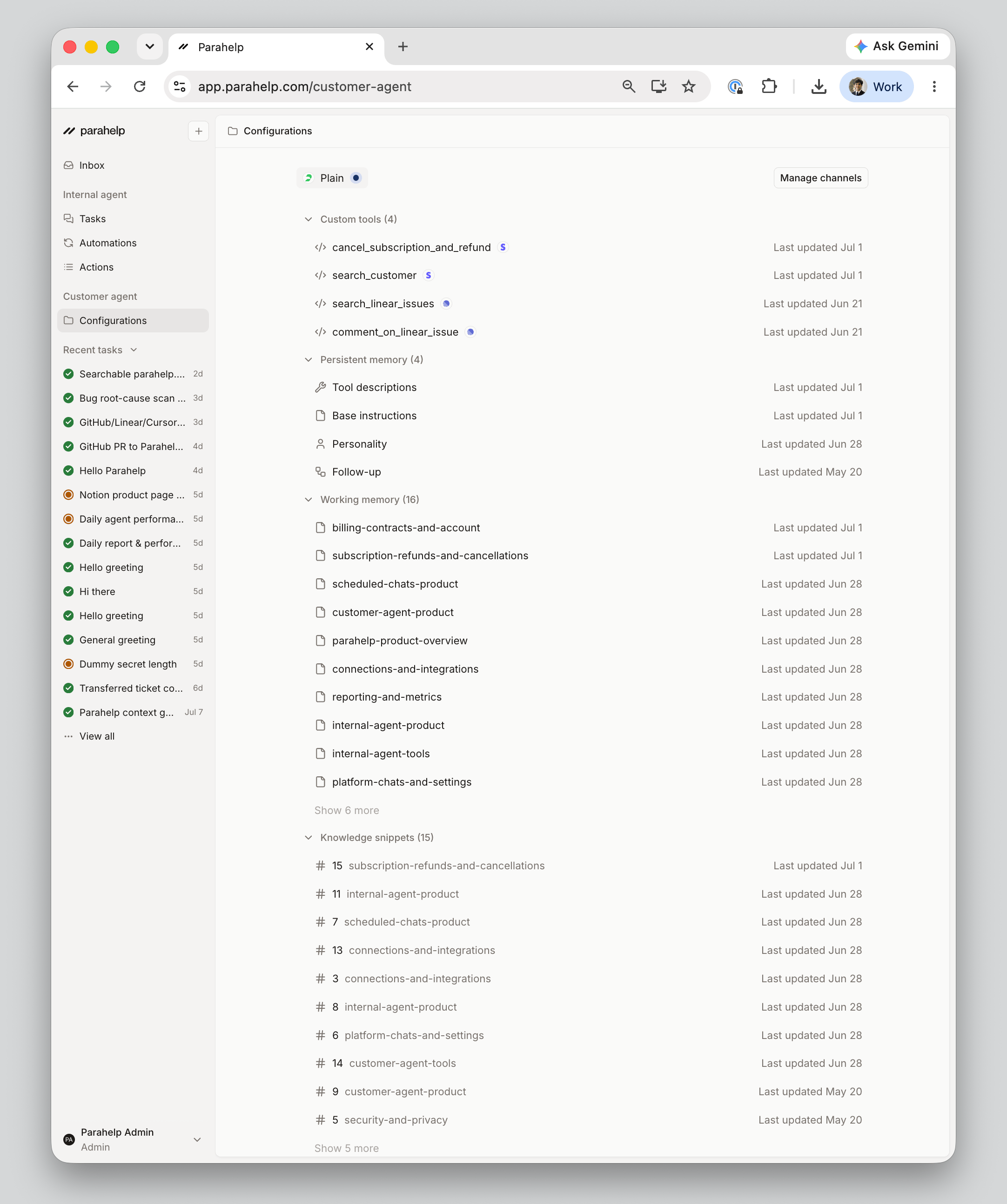 Configuration overview