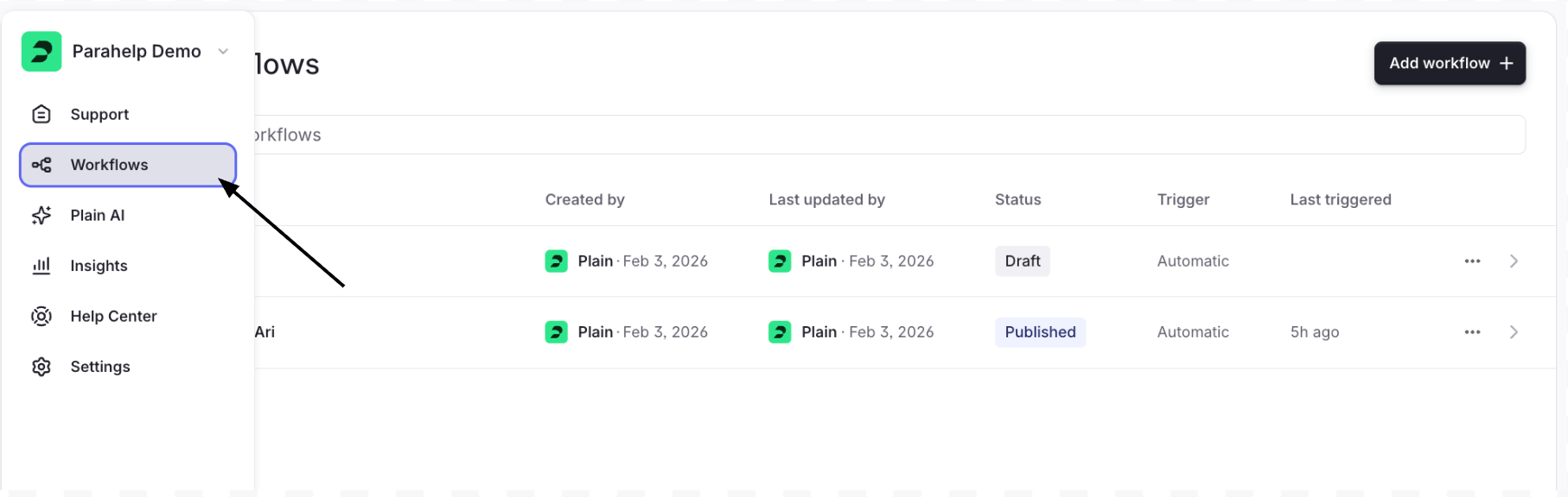 Plain Workflows