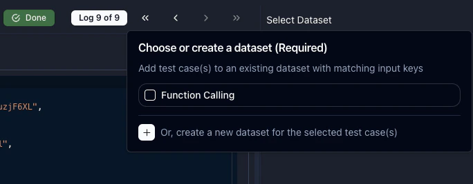 Select Dataset