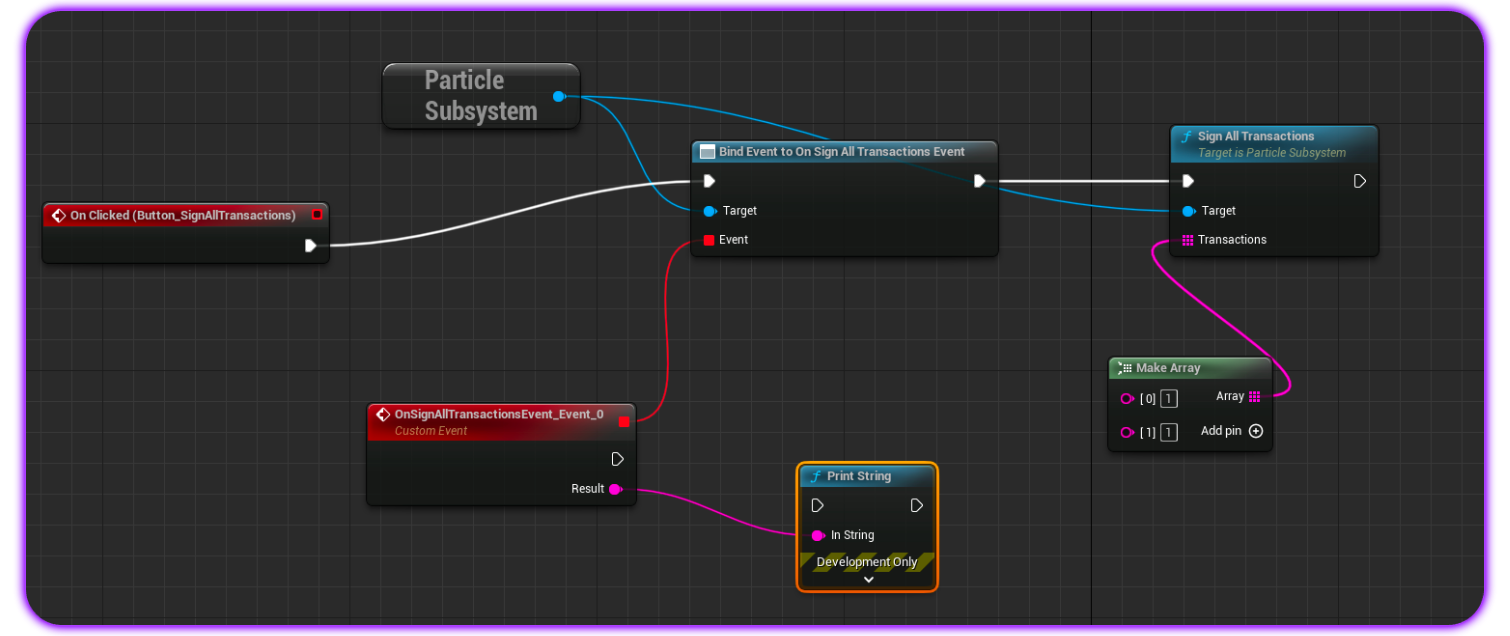 Particle Network app Unreal.