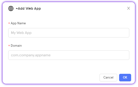 Create web app.