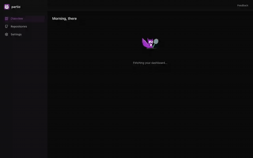 Navigating repository detail tabs