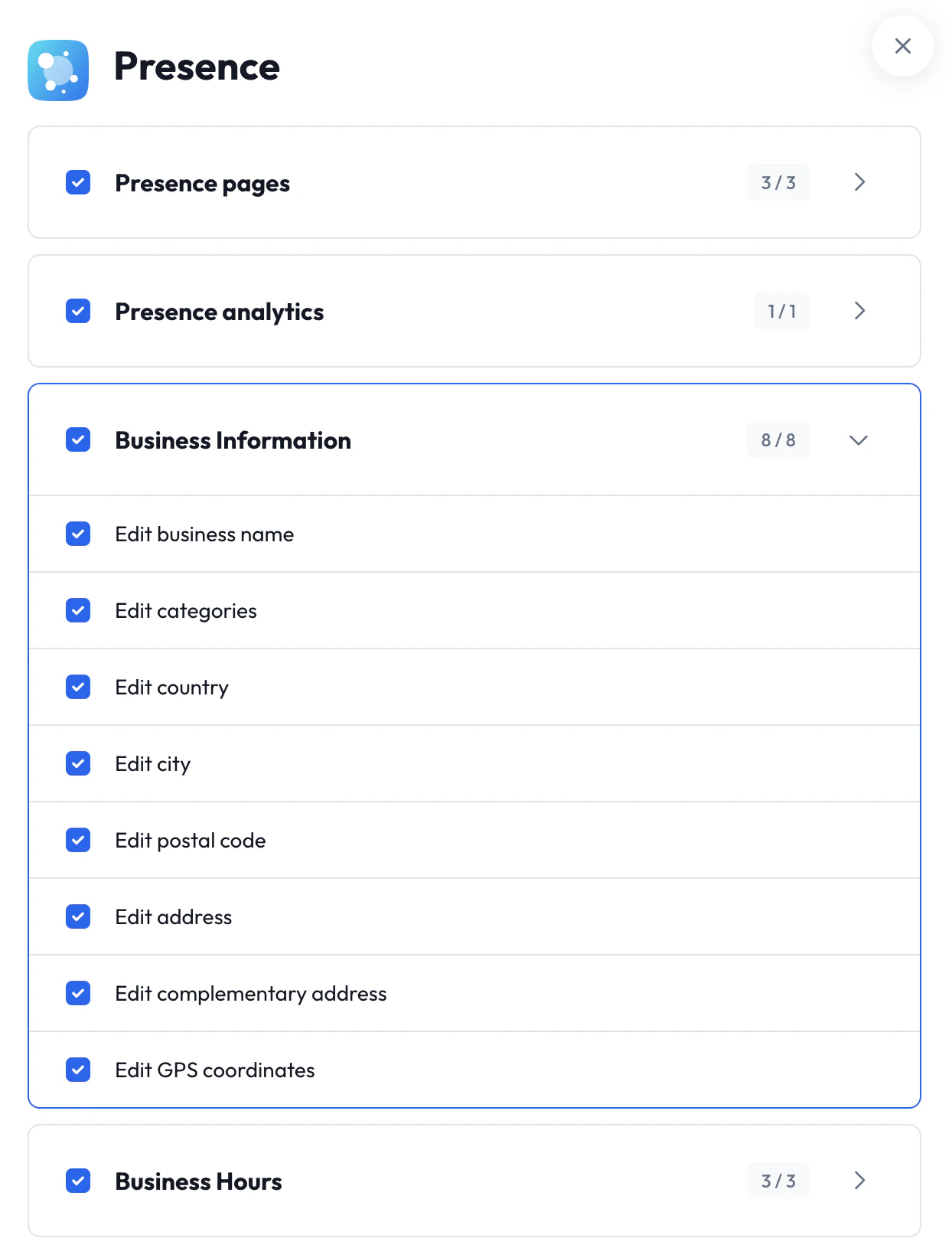 Permissions Detail
