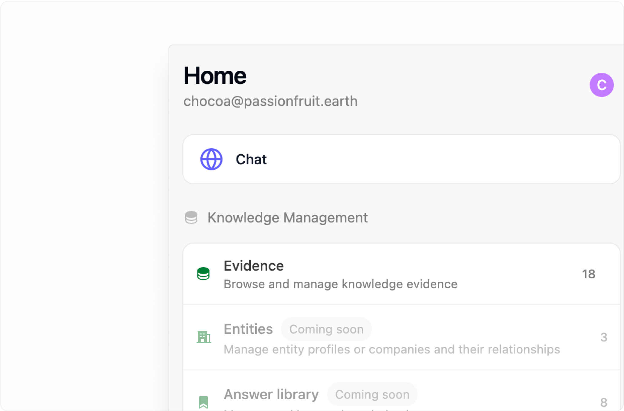 Redesigned Home Page