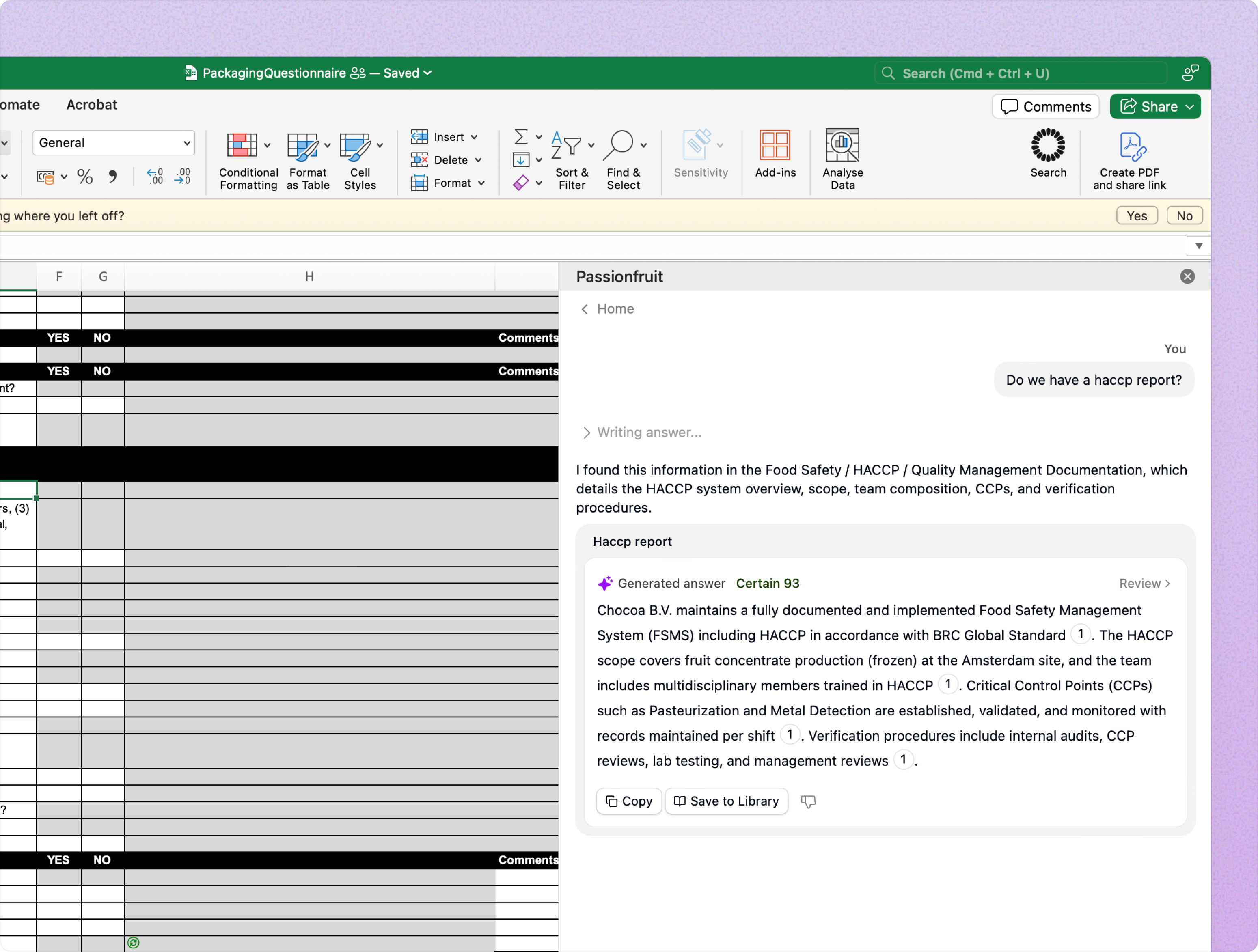 Start questionnaire image