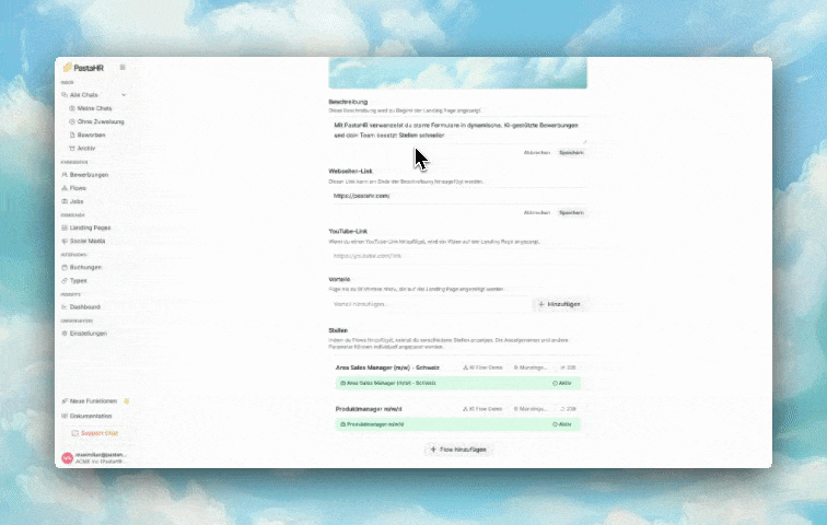 New Landing Page