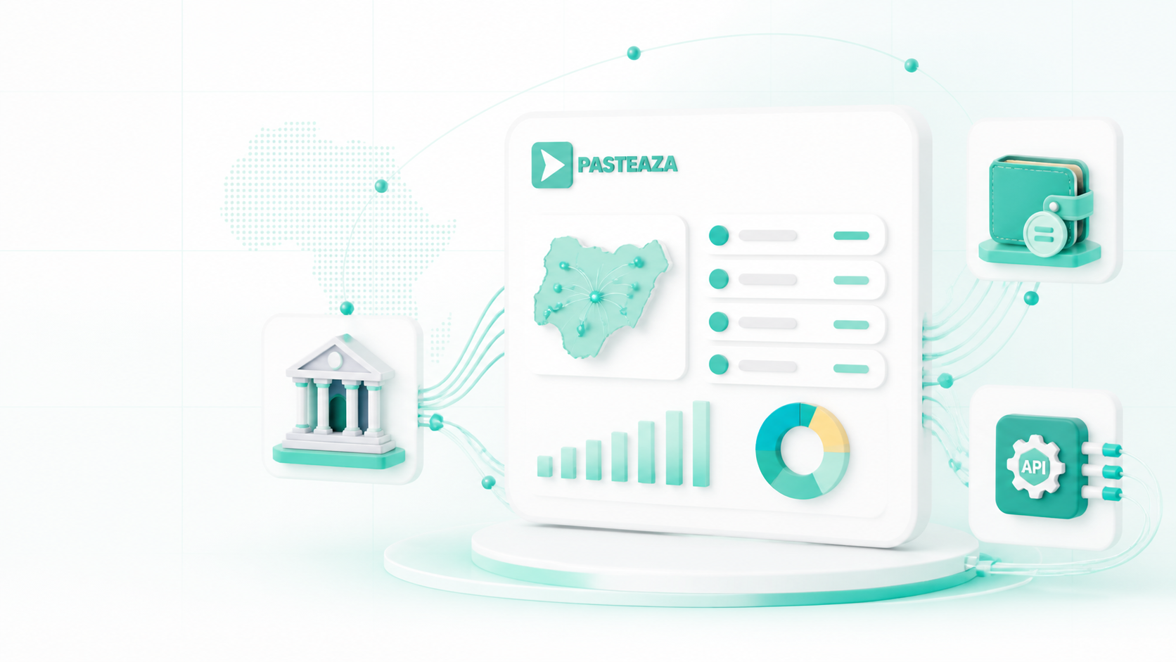 Pasteaza payment infrastructure connecting Nigerian businesses, banks, wallets, and APIs