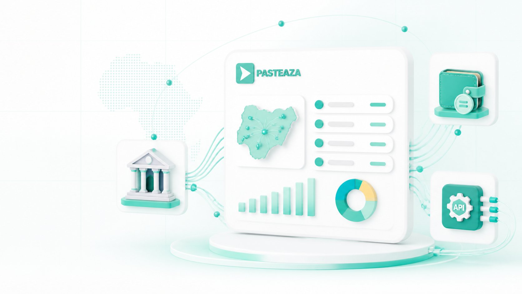 Pasteaza payment infrastructure connecting Nigerian businesses, banks, wallets, and APIs