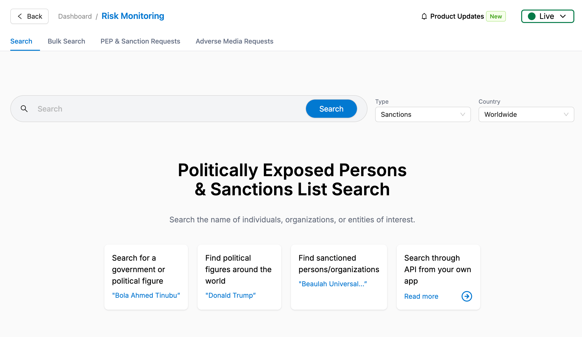 dashboard-search-sanction