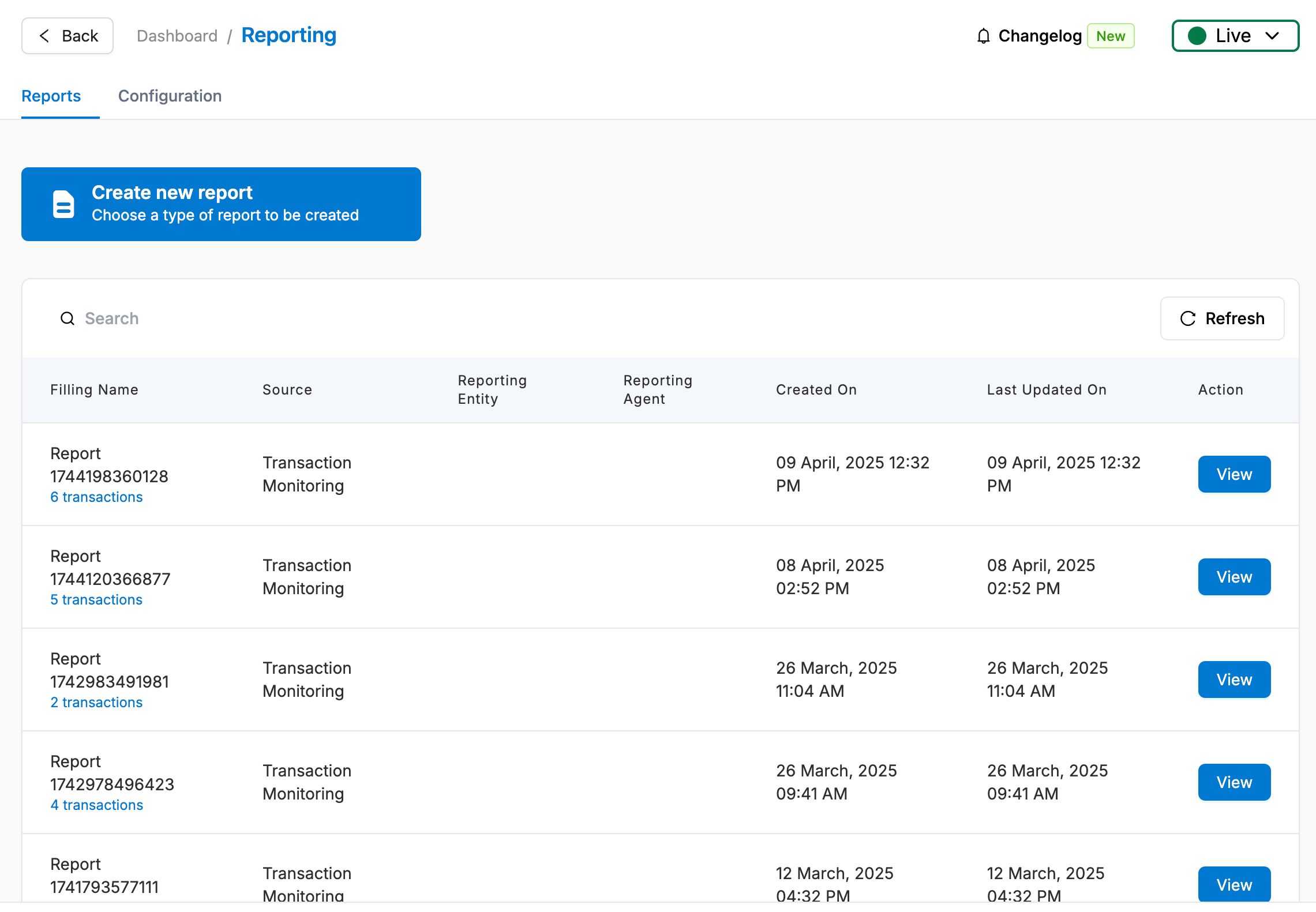 reporting-page