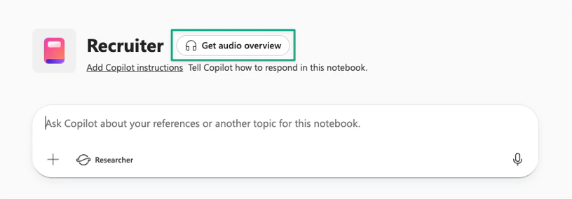 Create Audio Overview Pn