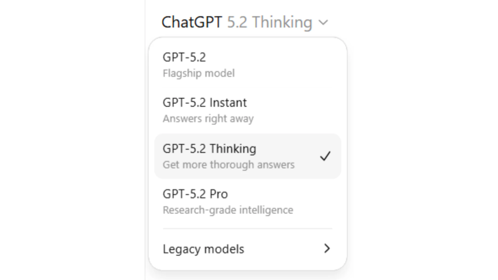 Chatgpt Guide Choosing Model