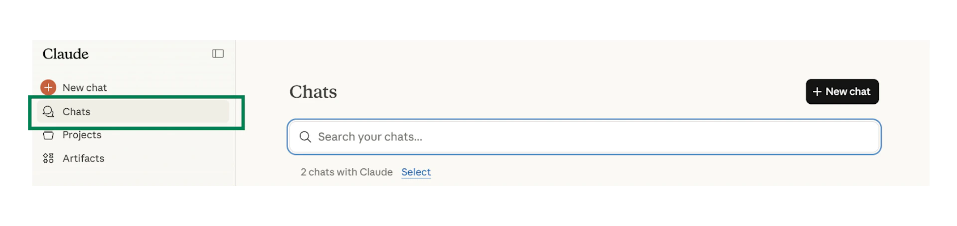 Claude web search Chat search and history