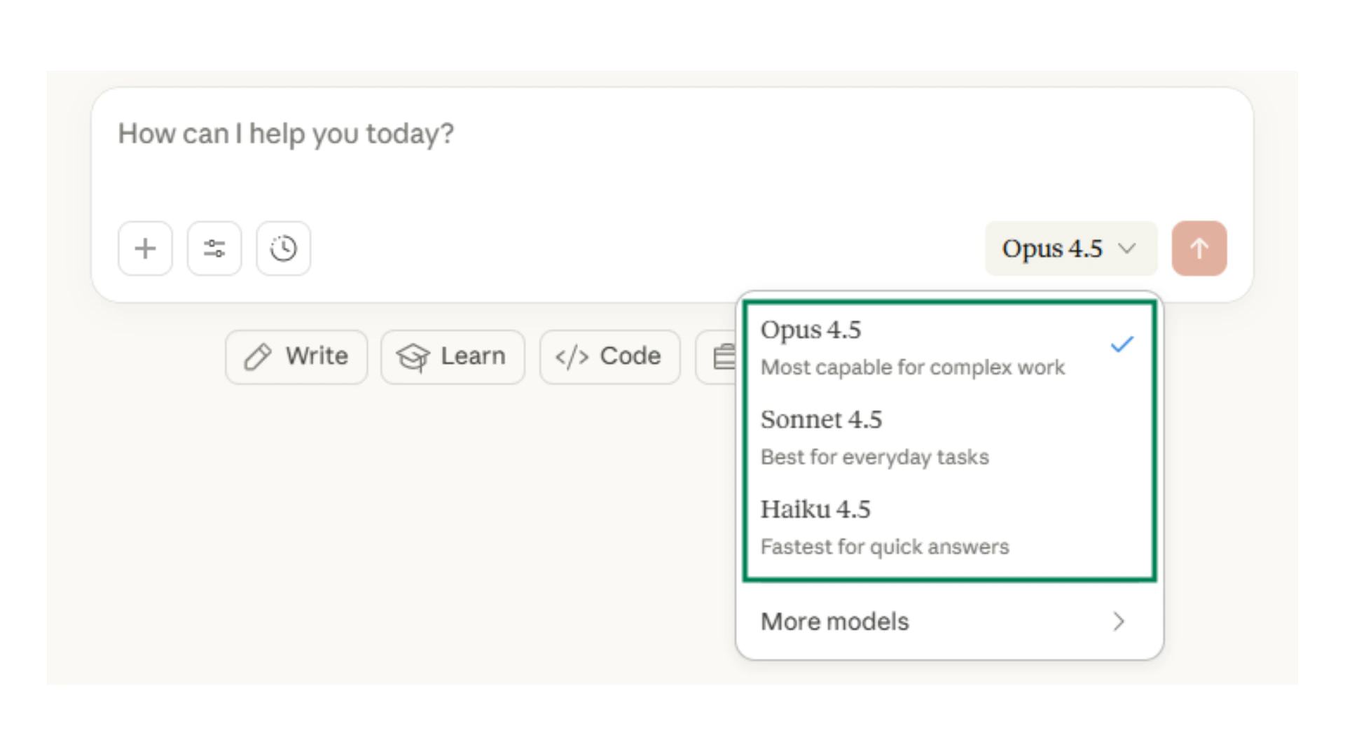 Claude model selection Choosing your model