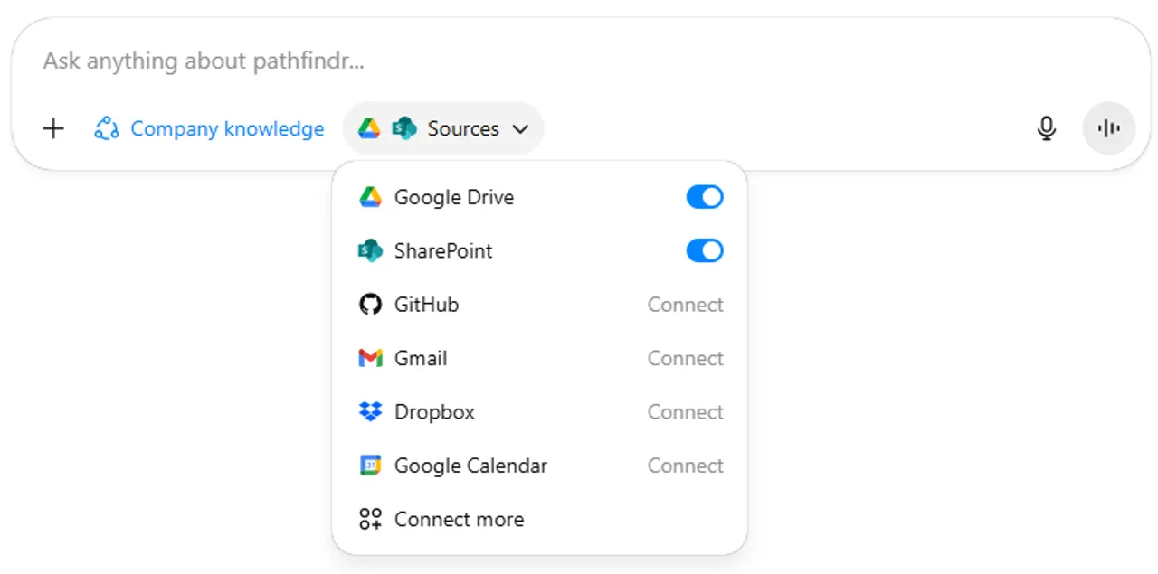 Company Knowledge In Chat Pn