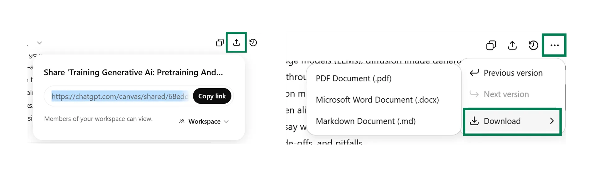 Sharing And Exporting Pn