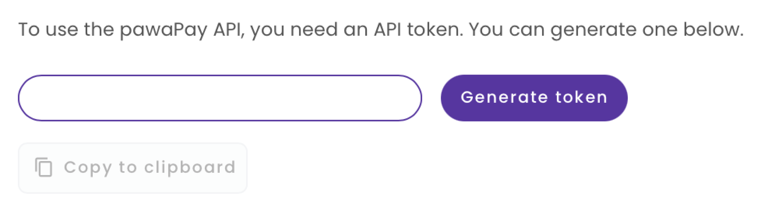 Generate Token