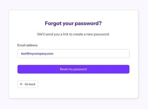 Reset Password