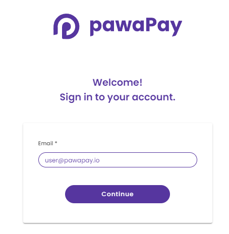 Enter Email Address