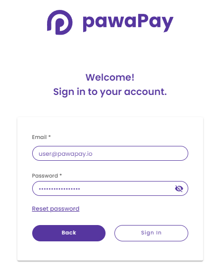 Enter Password