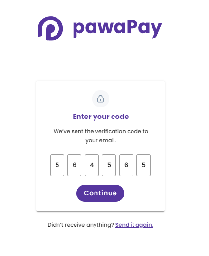 Verification Code