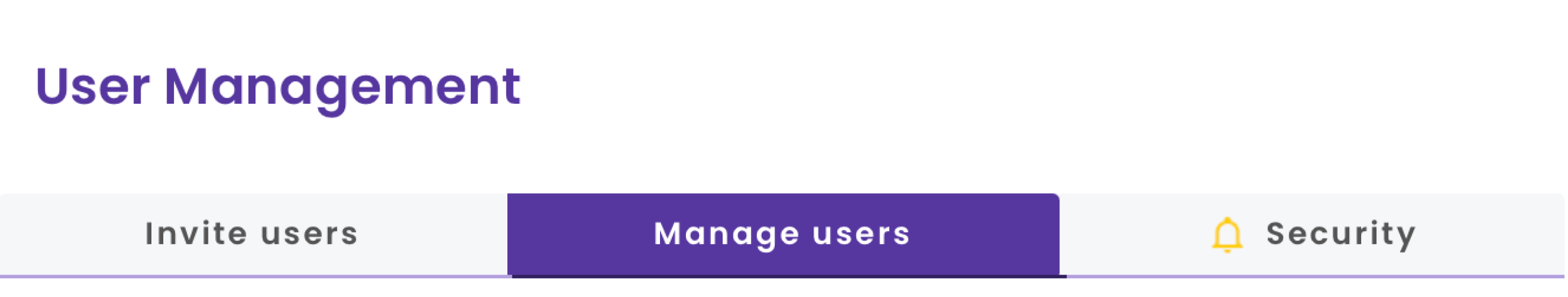 Security Tab