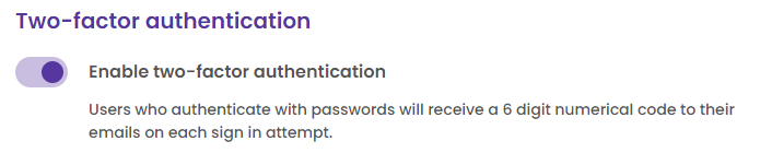 Two-Factor Authentication