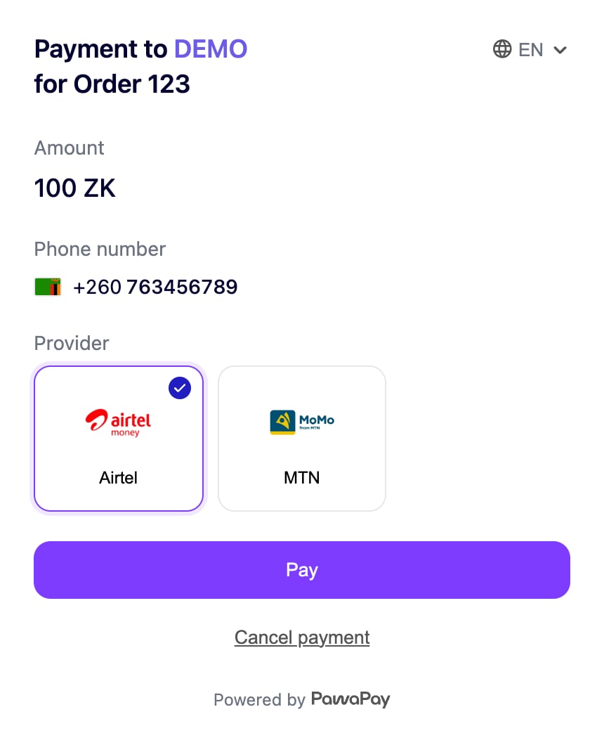 Checkout page - amount and wallet both fixed