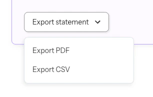 Export to CSV