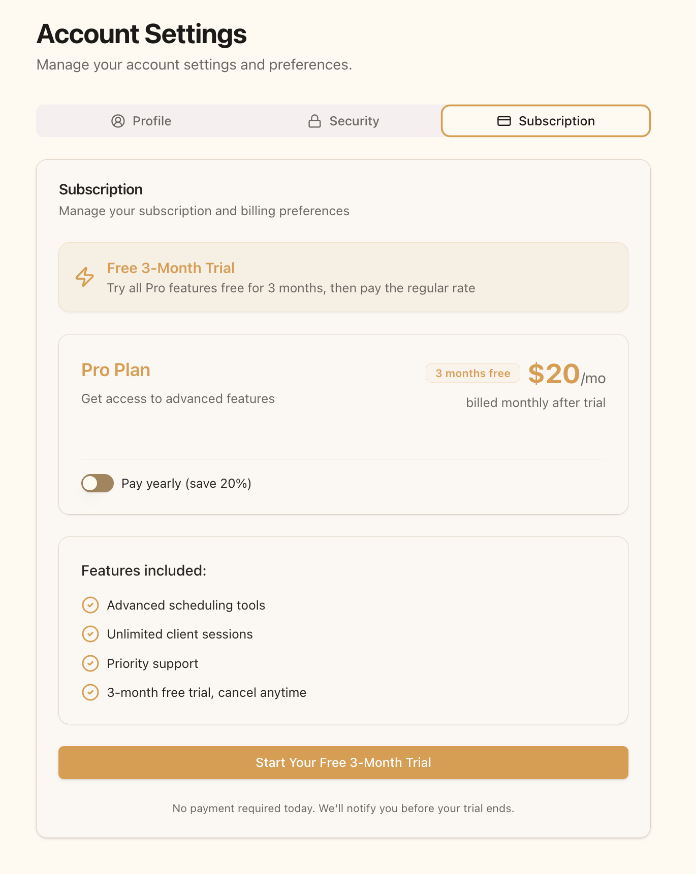 Pro Plan benefits overview