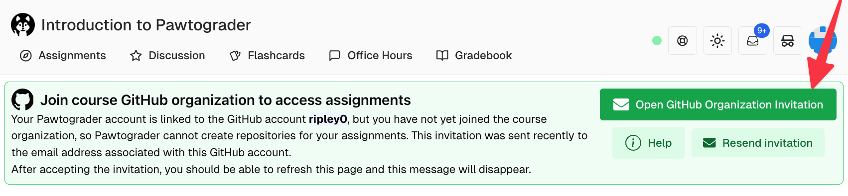 Sign in with GitHub button