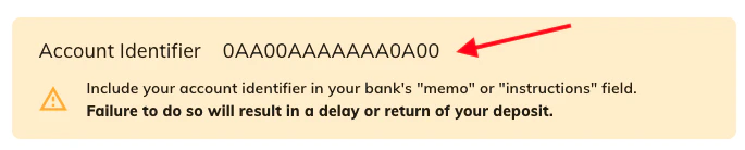 Minting Account Identifier