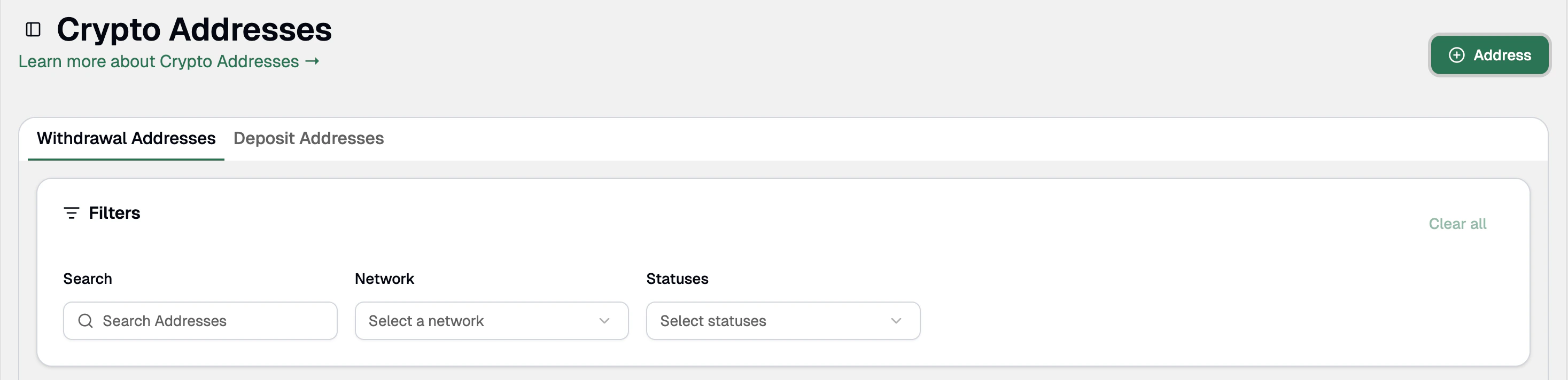 Minting Add Address