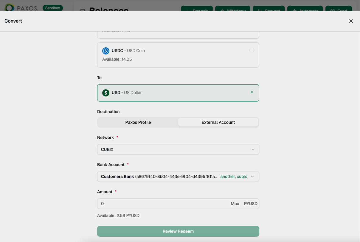 Convert - Paxos Documentation