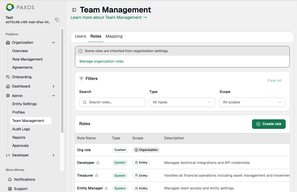 Team Management Roles