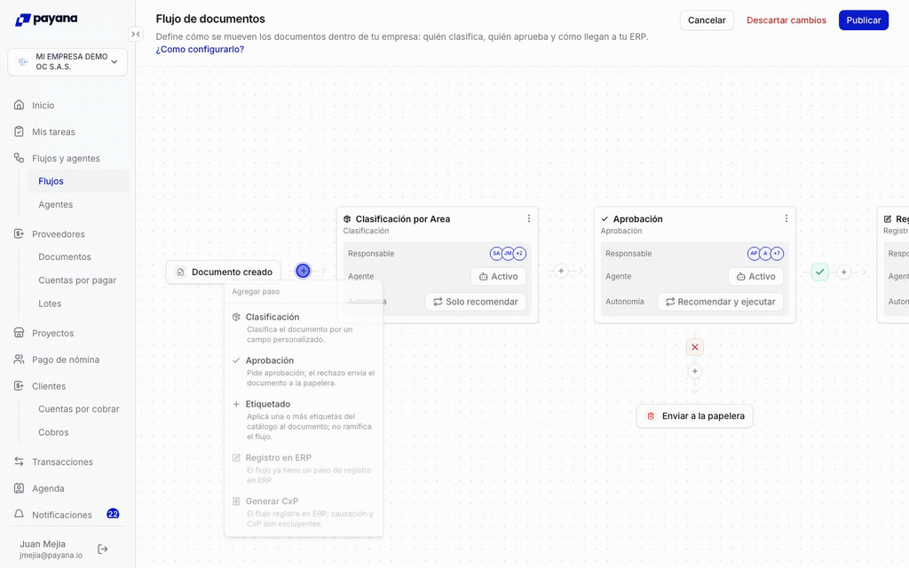 Agregar y configurar un paso de etiquetado