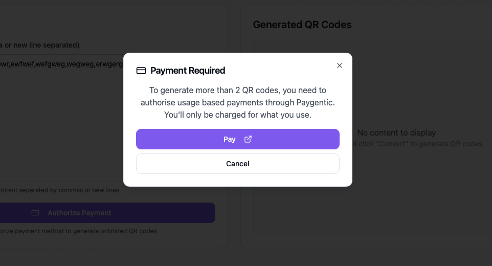 Payment Setup